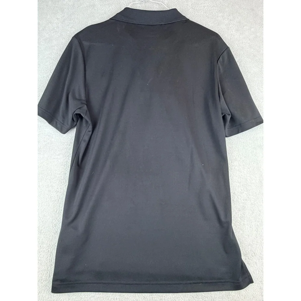 Adidas Golf Mens‎ Medium Black Short Sleeve Polo Shirt Stone Mountain Golf Club